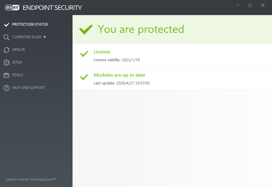 ESET Endpoint Security v7.2.2055.0