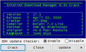 Internet Download Manager Activator / Patcher IDM_6.3x_v17.3 Download